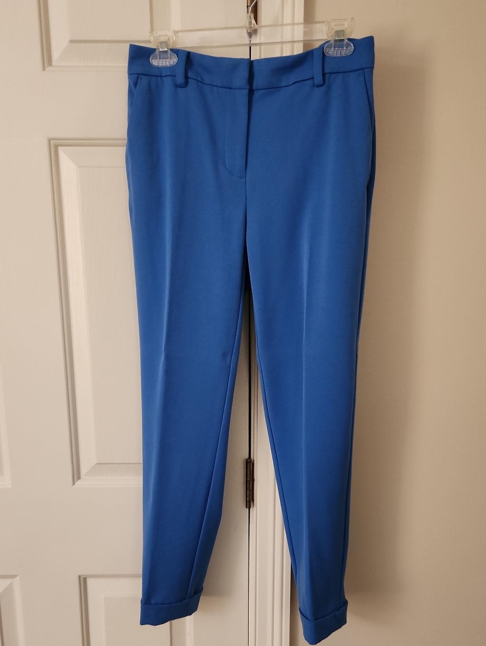 LOFT Cobalt Tailored Ankle Pants
